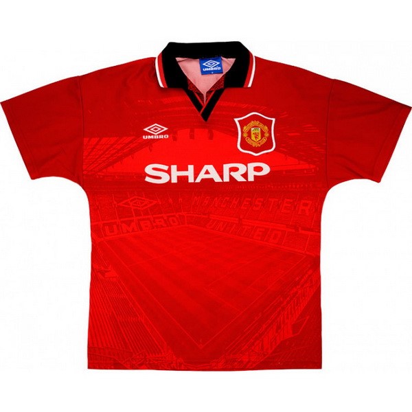 Camiseta Manchester United 1ª Retro 1994 1996 Rojo